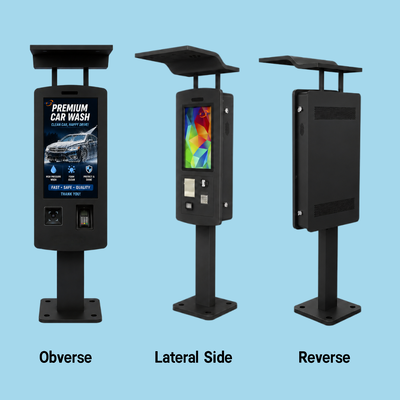 Chiosco di pagamento self-service per distributori di benzina da 32 pollici IP65 2500nits per esterni per progetti di stazioni di servizio
